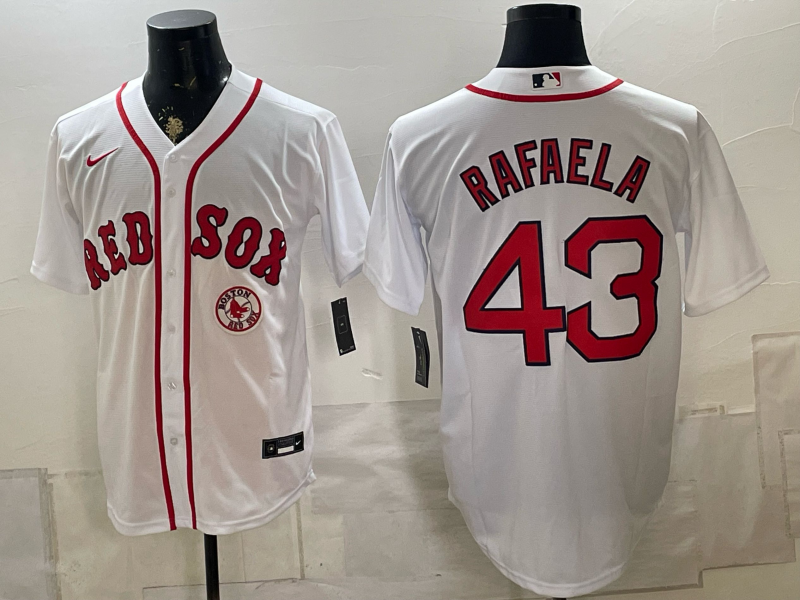 2026 Men Boston Red Sox #43 Rafaela white Nike MLB Jersey 081103